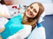 Girl is saving her tooth with root canal treatment