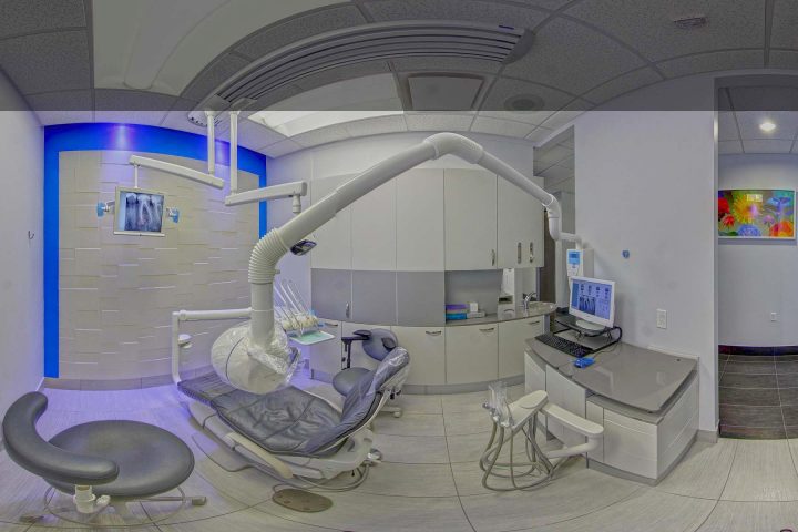 The treatment room at South Houston Endodontics